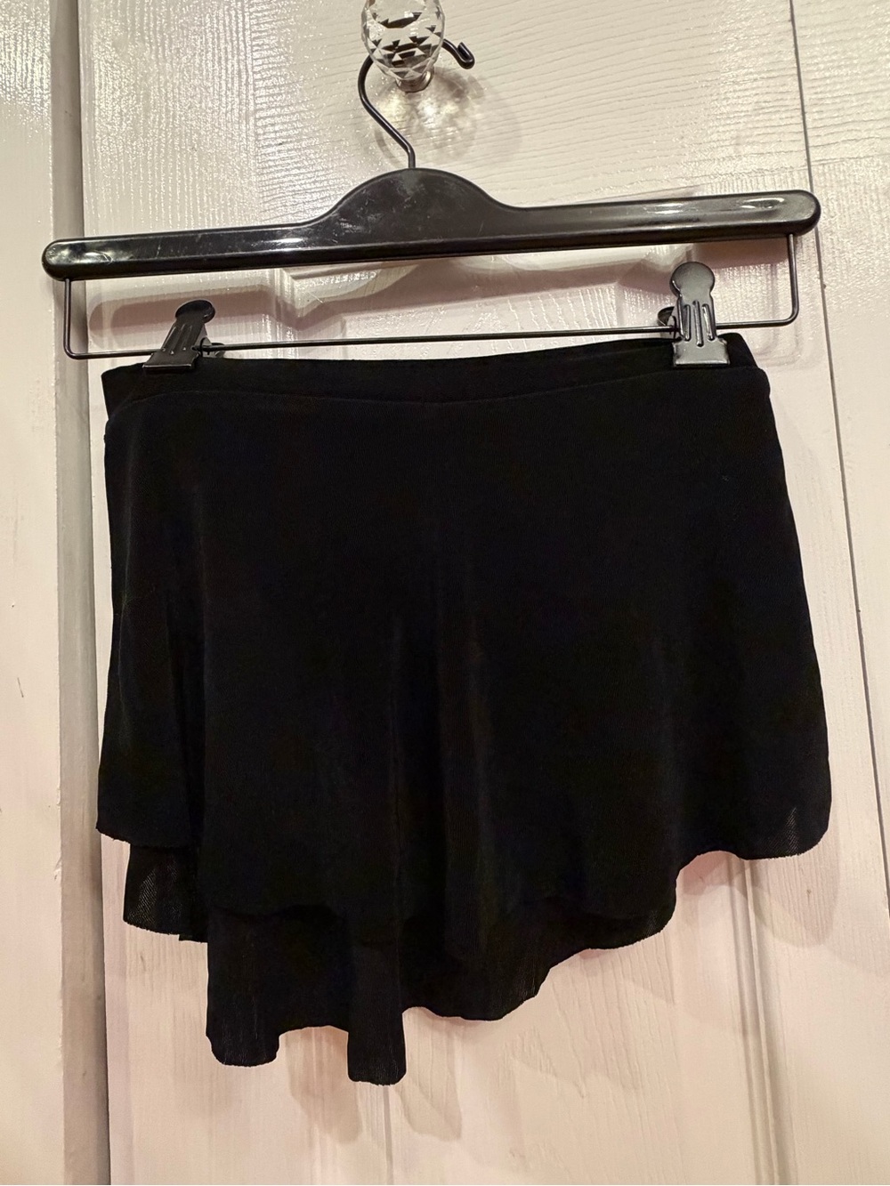 Black Women’s Flared dance Skirt - Classic dance skirt to go over leotard